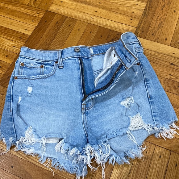 Abercrombie high rise mom short size 27/4 - Picture 2 of 6